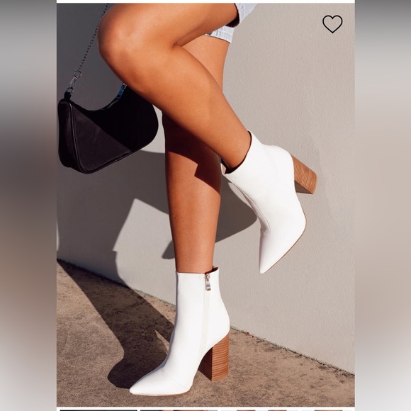 Billini Tio Boots White Size 8 - Picture 2 of 4